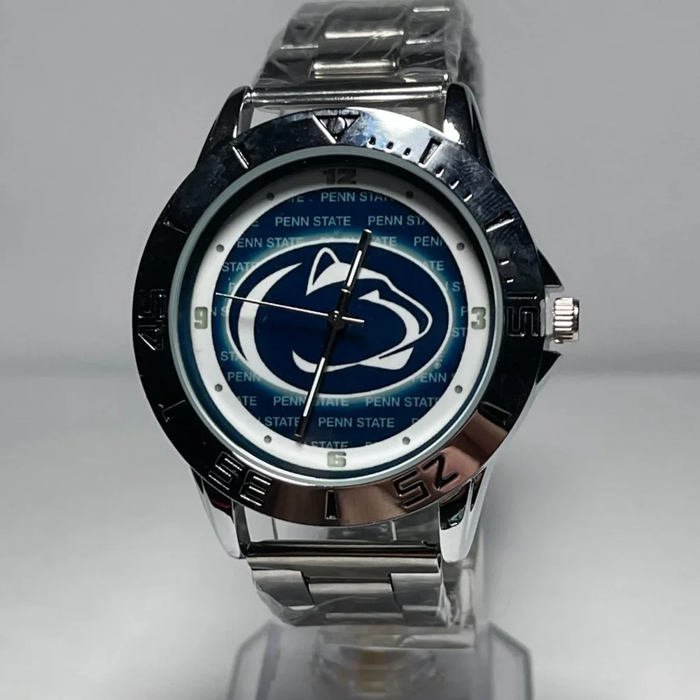 Penn State Nittany Lions NCAA Stainless Steel Men's Watch NEW!!